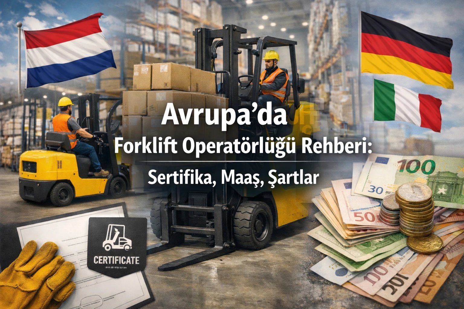 Avrupa’da Forklift Operatörlüğü Rehberi: Sertifika, Maaş, Şartlar