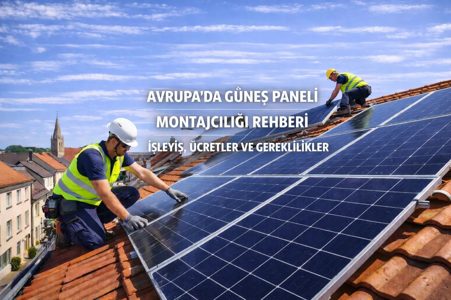 Avrupa’da Güneş Paneli Montajcılığı Rehberi: İşleyiş, Ücretler ve Gereklilikler